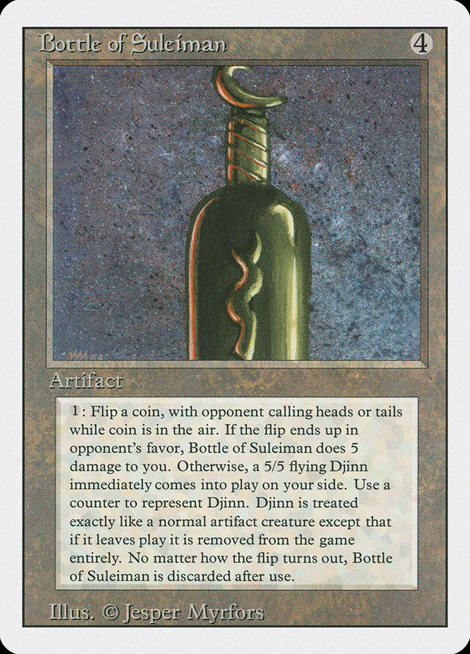 Bottle of Suleiman [Revised Edition] | Kessel Run Games Inc. 