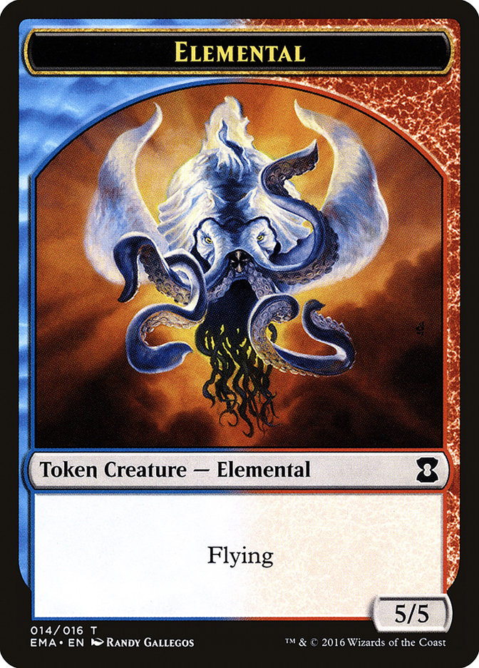 Elemental Token (014/016) [Eternal Masters Tokens] | Kessel Run Games Inc. 