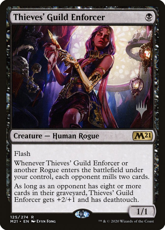 Thieves' Guild Enforcer (Promo Pack) [Core Set 2021 Promos] | Kessel Run Games Inc. 