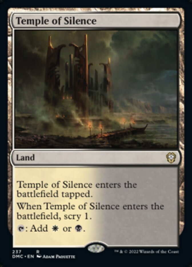 Temple of Silence [Dominaria United Commander] | Kessel Run Games Inc. 