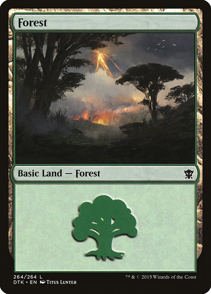 Forest (264) [Dragons of Tarkir] | Kessel Run Games Inc. 