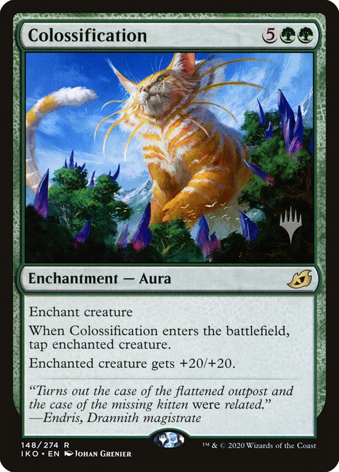 Colossification (Promo Pack) [Ikoria: Lair of Behemoths Promos] | Kessel Run Games Inc. 