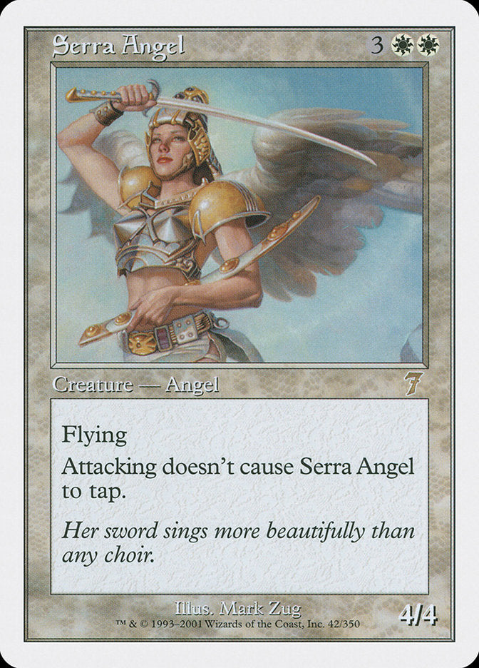 Serra Angel [Seventh Edition] | Kessel Run Games Inc. 