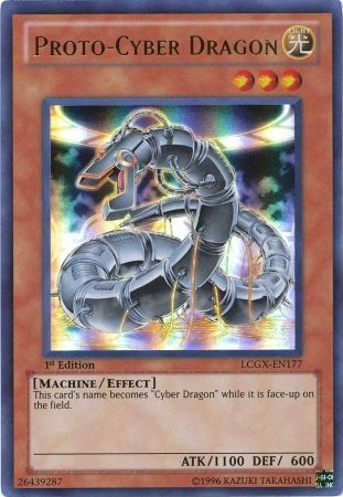 Proto-Cyber Dragon [LCGX-EN177] Ultra Rare | Kessel Run Games Inc. 