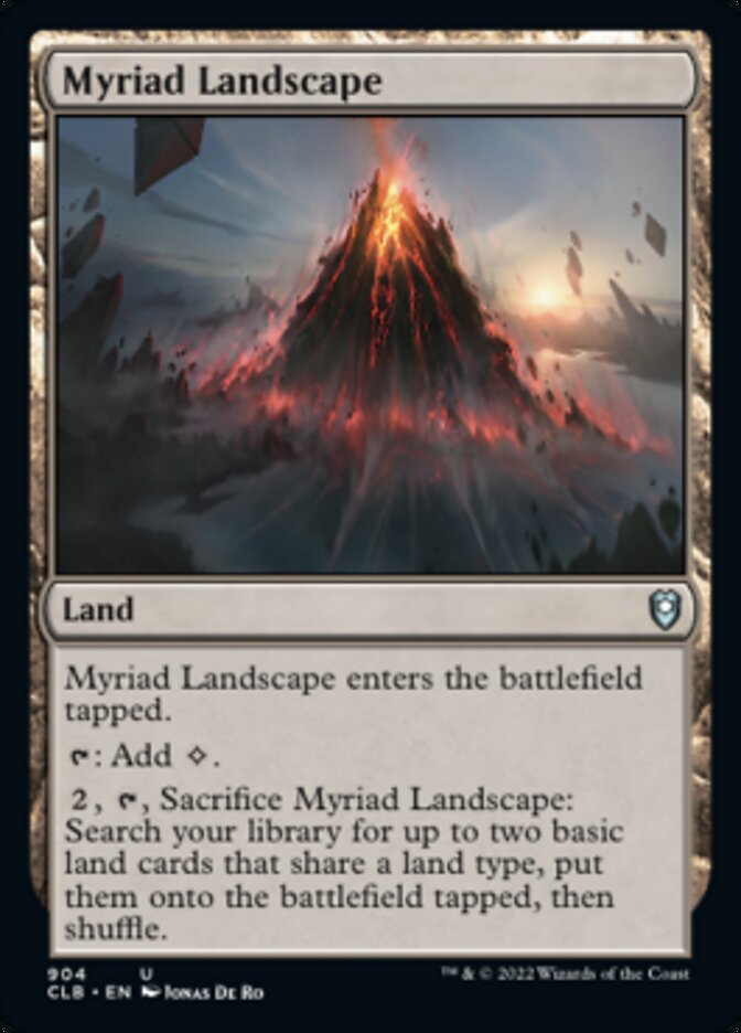 Myriad Landscape [Commander Legends: Battle for Baldur's Gate] | Kessel Run Games Inc. 