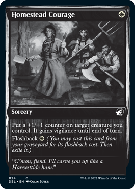Homestead Courage [Innistrad: Double Feature] | Kessel Run Games Inc. 