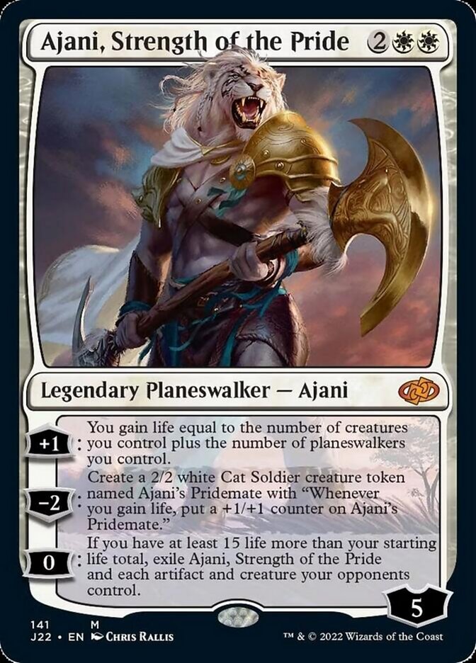 Ajani, Strength of the Pride [Jumpstart 2022] | Kessel Run Games Inc. 