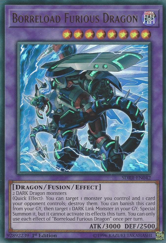 Borreload Furious Dragon [SDRR-EN042] Ultra Rare | Kessel Run Games Inc. 