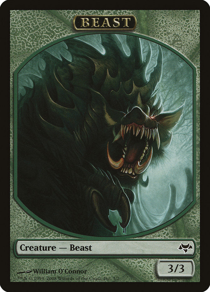 Beast Token [Eventide Tokens] | Kessel Run Games Inc. 