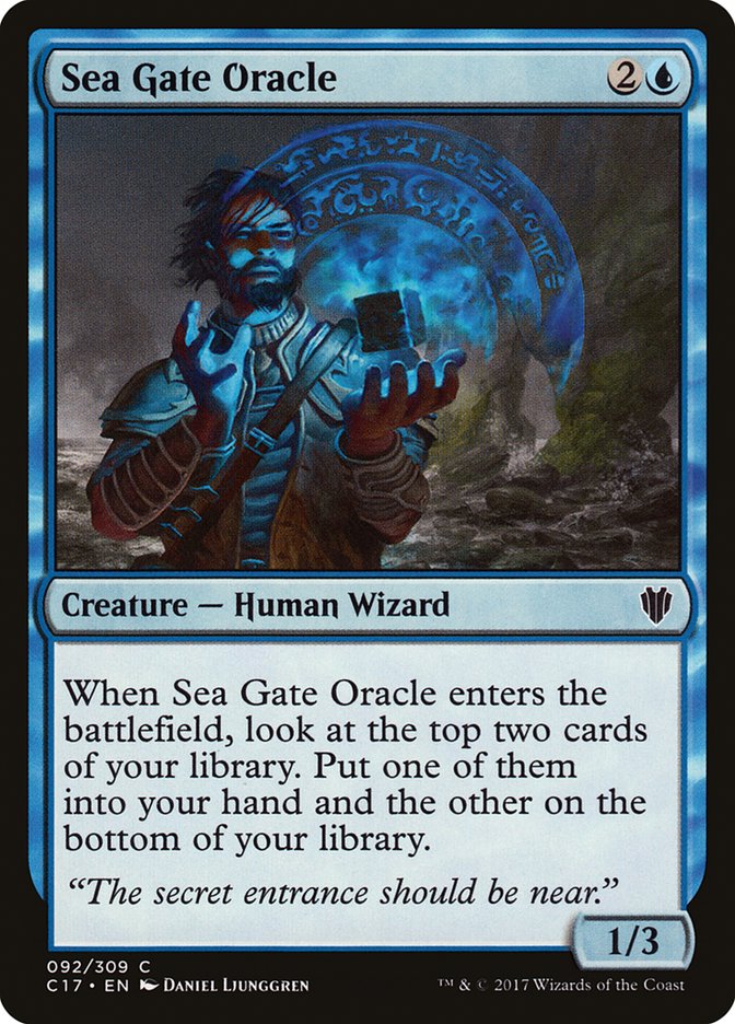 Sea Gate Oracle [Commander 2017] | Kessel Run Games Inc. 