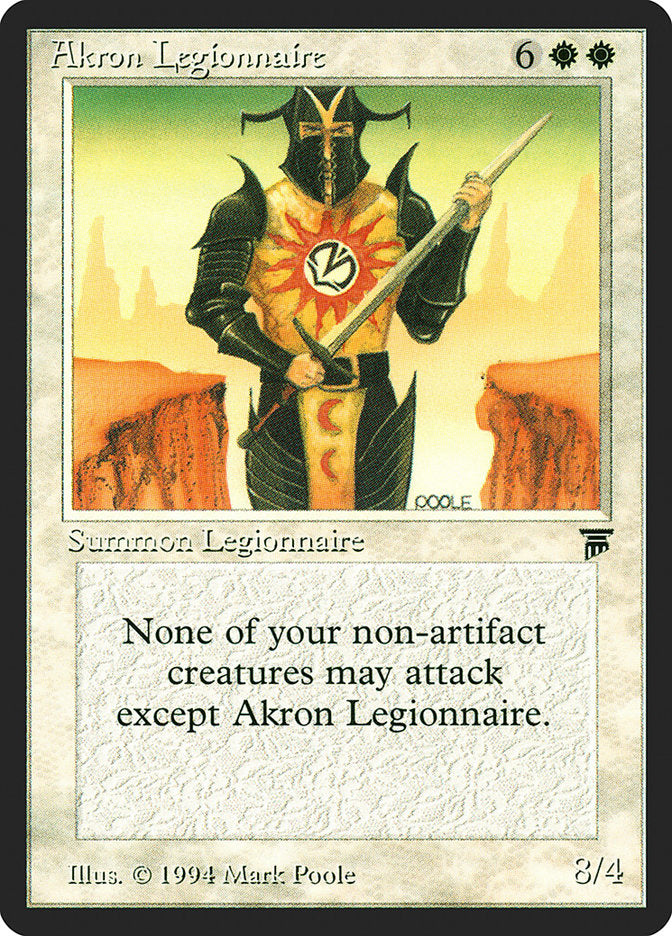 Akron Legionnaire [Legends] | Kessel Run Games Inc. 