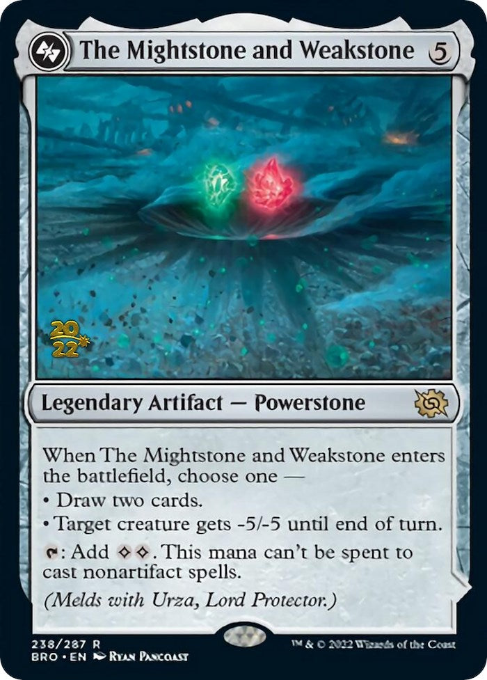 The Mightstone and Weakstone [The Brothers' War Prerelease Promos] | Kessel Run Games Inc. 