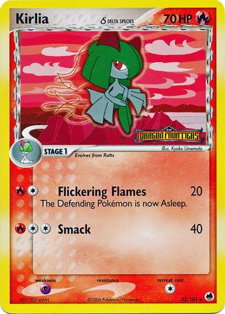 Kirlia (33/101) (Delta Species) (Stamped) [EX: Dragon Frontiers] | Kessel Run Games Inc. 