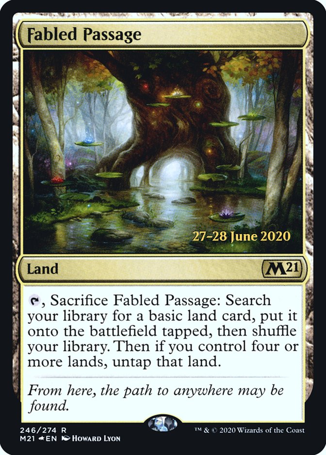 Fabled Passage [Core Set 2021 Prerelease Promos] | Kessel Run Games Inc. 