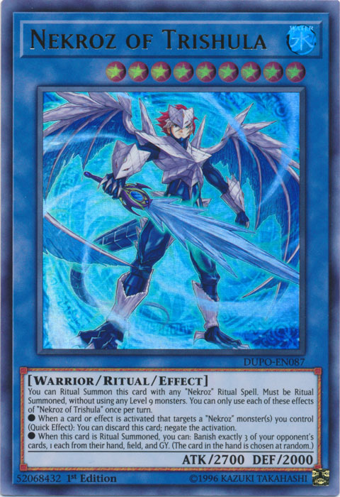 Nekroz of Trishula [DUPO-EN087] Ultra Rare | Kessel Run Games Inc. 