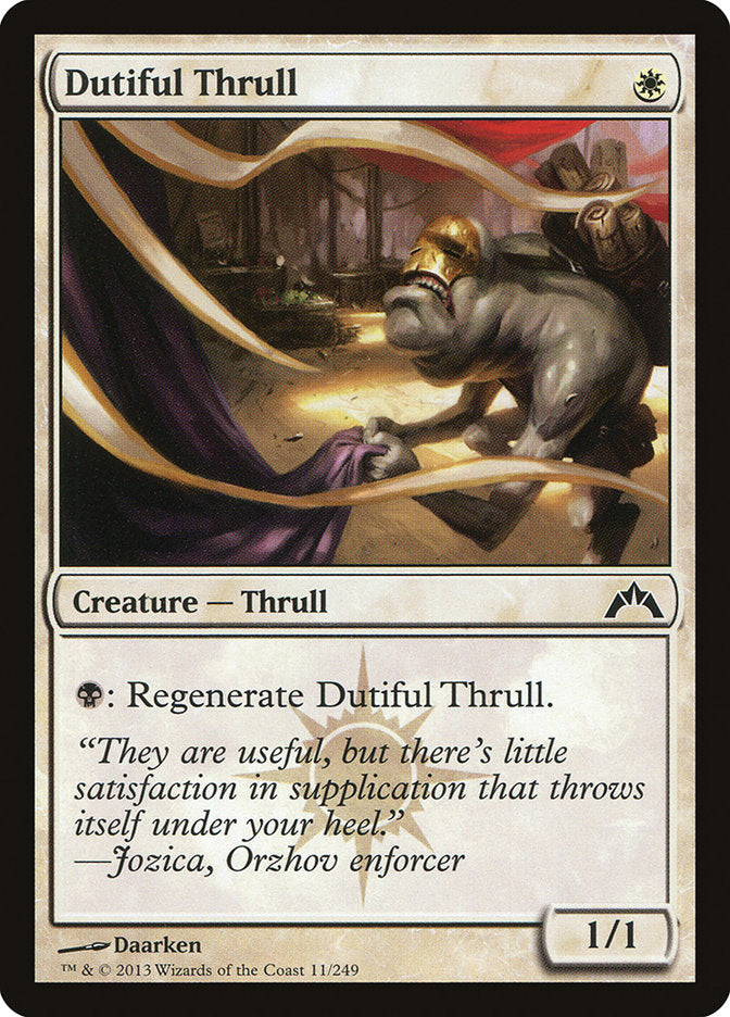 Dutiful Thrull [Gatecrash] | Kessel Run Games Inc. 