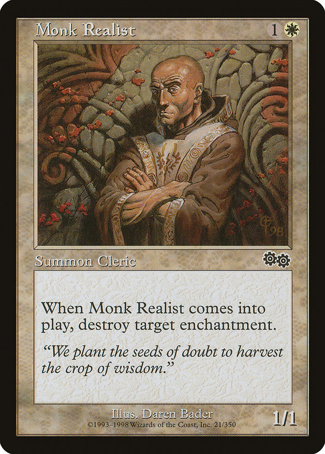Monk Realist [Urza's Saga] | Kessel Run Games Inc. 