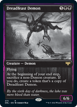 Dreadfeast Demon [Innistrad: Double Feature] | Kessel Run Games Inc. 