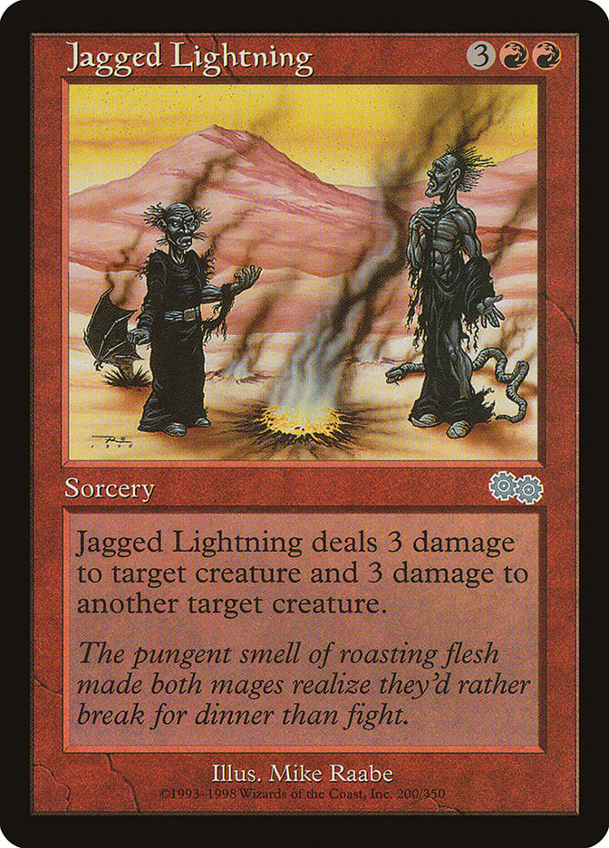 Jagged Lightning [Urza's Saga] | Kessel Run Games Inc. 