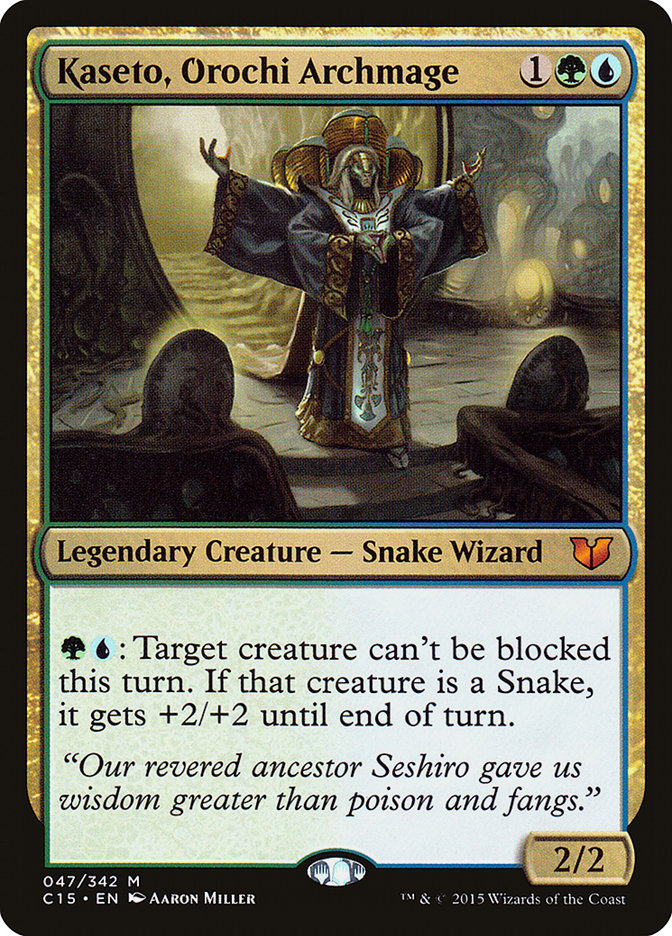 Kaseto, Orochi Archmage [Commander 2015] | Kessel Run Games Inc. 