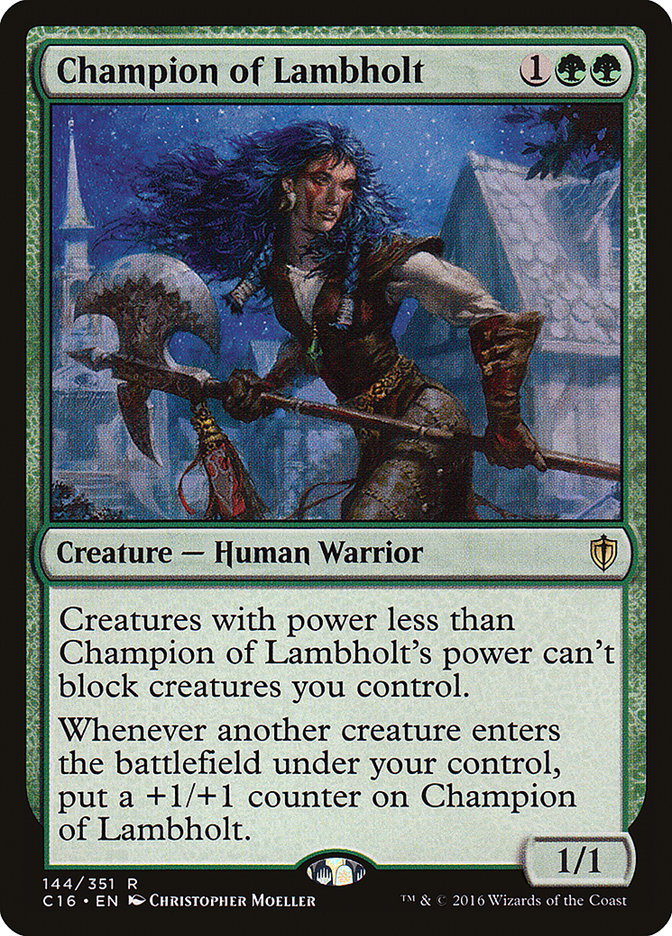 Champion of Lambholt [Commander 2016] | Kessel Run Games Inc. 