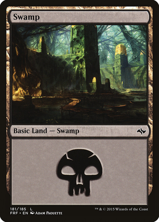 Swamp (181) [Fate Reforged] | Kessel Run Games Inc. 