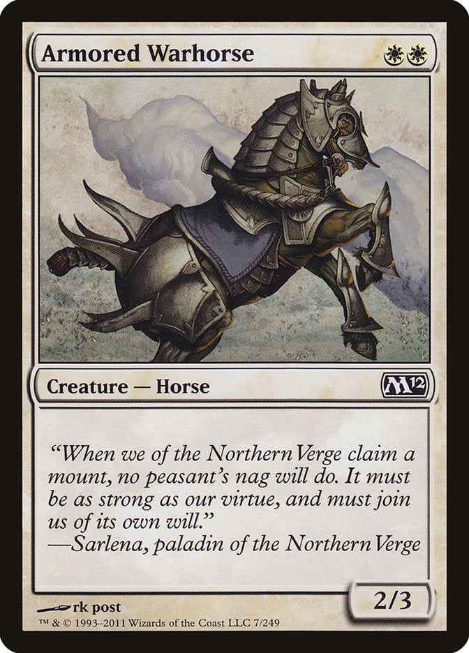 Armored Warhorse [Magic 2012] | Kessel Run Games Inc. 