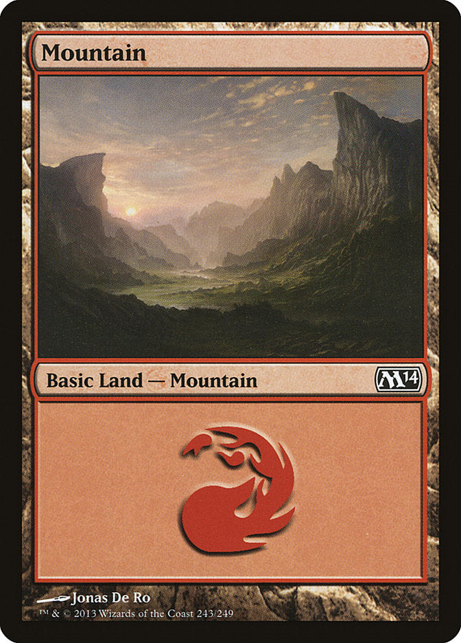 Mountain (243) [Magic 2014] | Kessel Run Games Inc. 