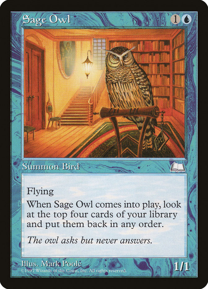 Sage Owl [Weatherlight] | Kessel Run Games Inc. 