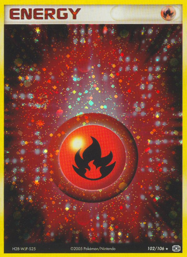 Fire Energy (102/106) [EX: Emerald] | Kessel Run Games Inc. 