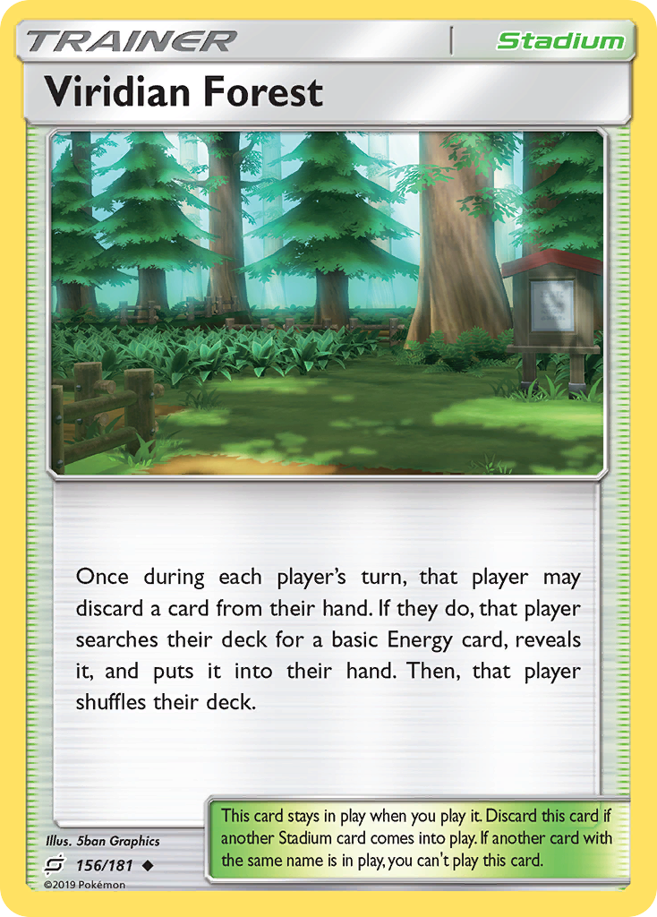 Viridian Forest (156/181) [Sun & Moon: Team Up] | Kessel Run Games Inc. 