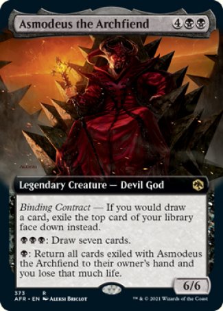 Asmodeus the Archfiend (Extended Art) [Dungeons & Dragons: Adventures in the Forgotten Realms] | Kessel Run Games Inc. 