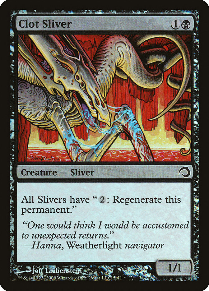 Clot Sliver [Premium Deck Series: Slivers] | Kessel Run Games Inc. 