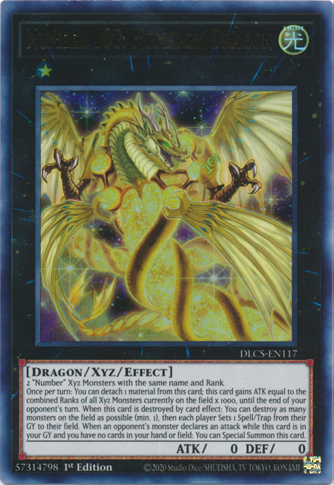 Number 100: Numeron Dragon [DLCS-EN117] Ultra Rare | Kessel Run Games Inc. 