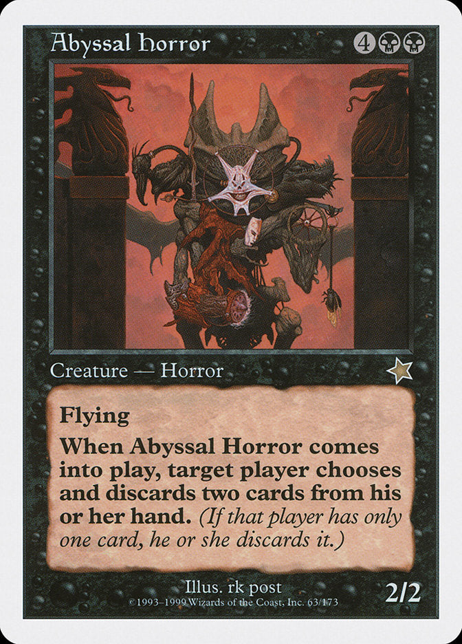 Abyssal Horror [Starter 1999] | Kessel Run Games Inc. 