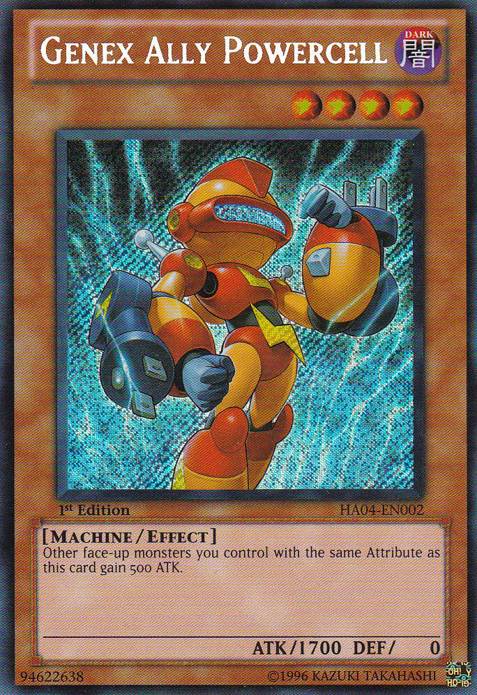 Genex Ally Powercell [HA04-EN002] Secret Rare | Kessel Run Games Inc. 