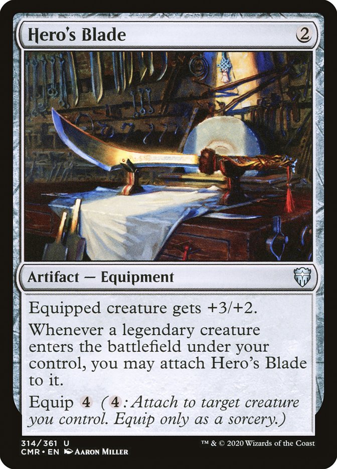 Hero's Blade (314) [Commander Legends] | Kessel Run Games Inc. 