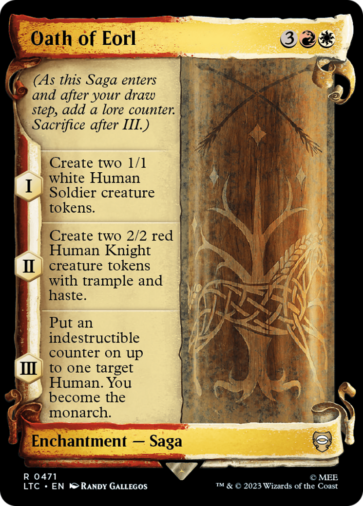 Oath of Eorl [The Lord of the Rings: Tales of Middle-Earth Commander Showcase Scrolls] | Kessel Run Games Inc. 