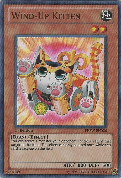 Wind-Up Kitten [PHSW-EN026] Ultra Rare | Kessel Run Games Inc. 