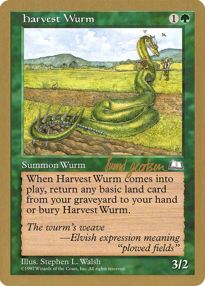 Harvest Wurm (Svend Geertsen) [World Championship Decks 1997] | Kessel Run Games Inc. 