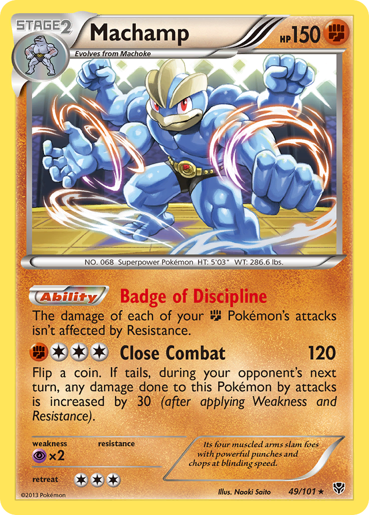 Machamp (49/101) [Black & White: Plasma Blast] | Kessel Run Games Inc. 