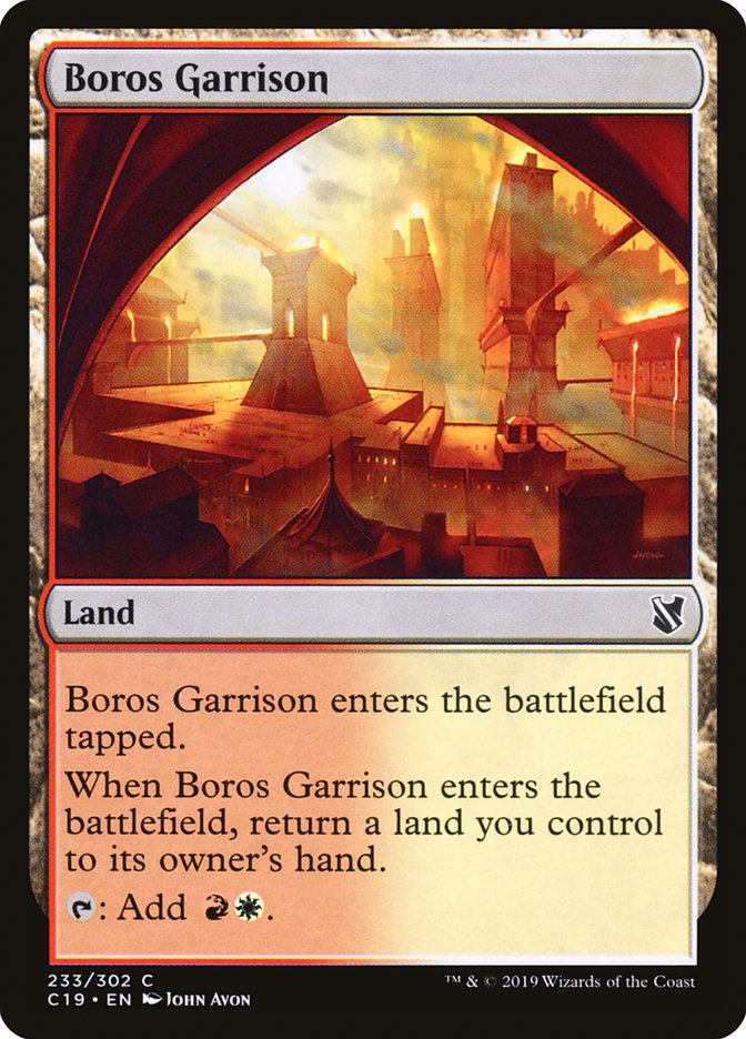 Boros Garrison [Commander 2019] | Kessel Run Games Inc. 