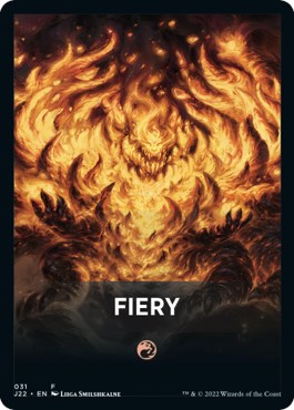 Fiery Theme Card [Jumpstart 2022 Front Cards] | Kessel Run Games Inc. 