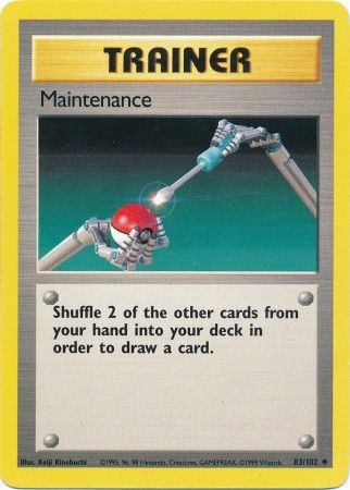 Maintenance (83/102) [Base Set Unlimited] | Kessel Run Games Inc. 