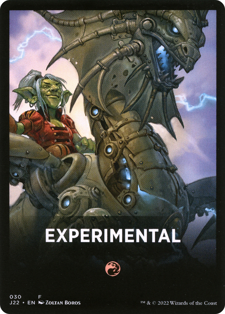 Experimental Theme Card [Jumpstart 2022 Front Cards] | Kessel Run Games Inc. 