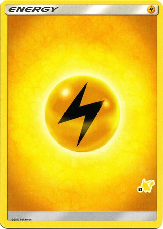 Lightning Energy (Pikachu Stamp #21) [Battle Academy 2020] | Kessel Run Games Inc. 