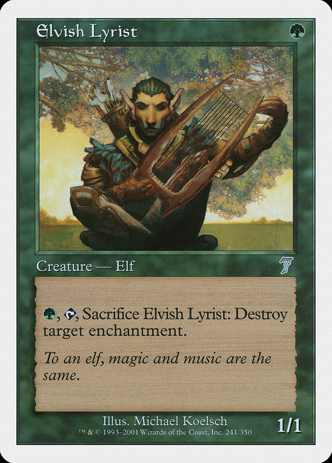 Elvish Lyrist [Seventh Edition] | Kessel Run Games Inc. 