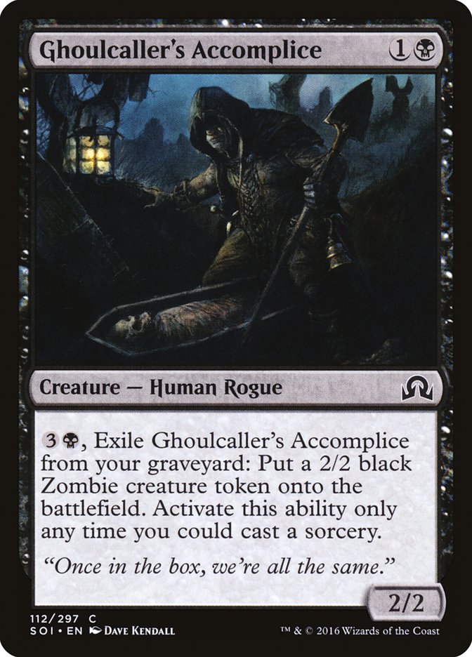 Ghoulcaller's Accomplice [Shadows over Innistrad] | Kessel Run Games Inc. 