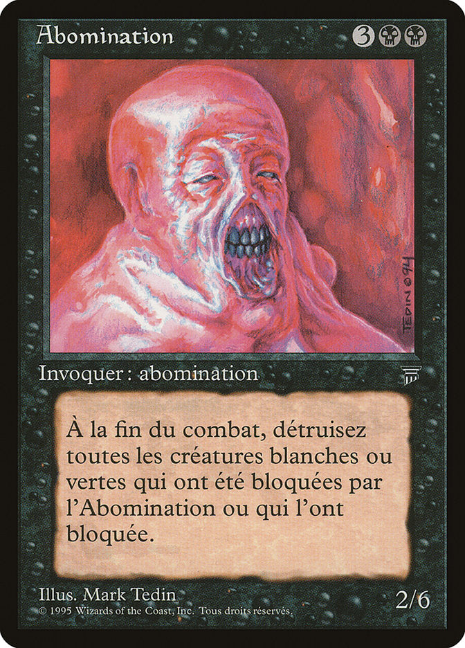 Abomination (French) [Renaissance] | Kessel Run Games Inc. 