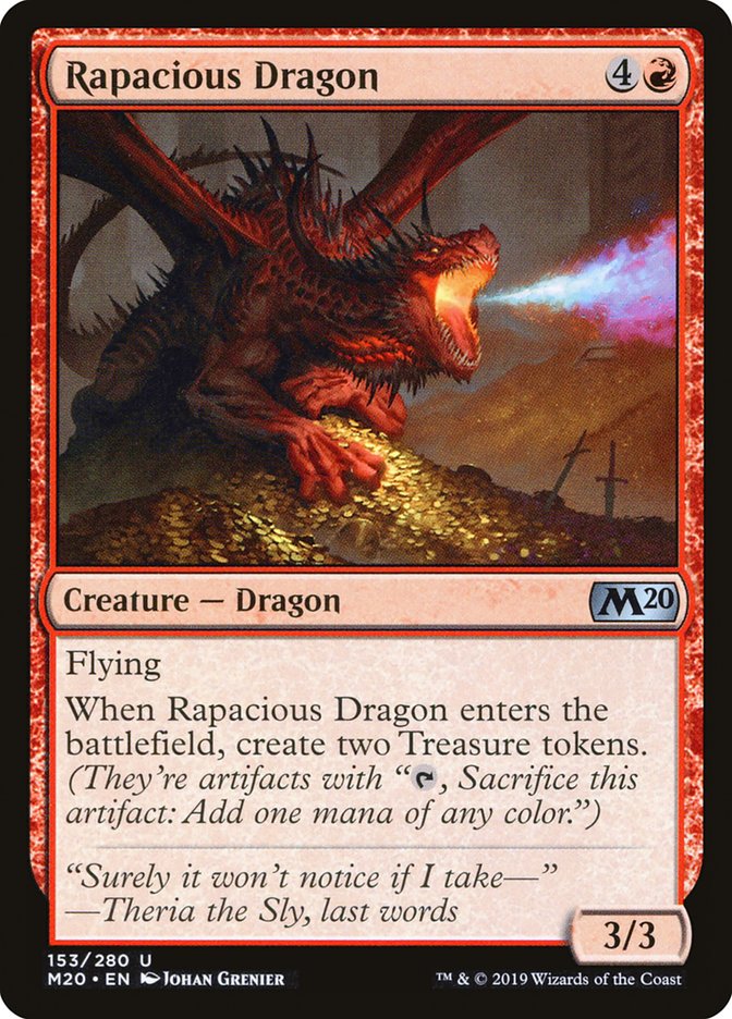 Rapacious Dragon [Core Set 2020] | Kessel Run Games Inc. 